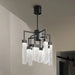 Beautiful Mid Century Gothic Style 8 Armed Chandelier