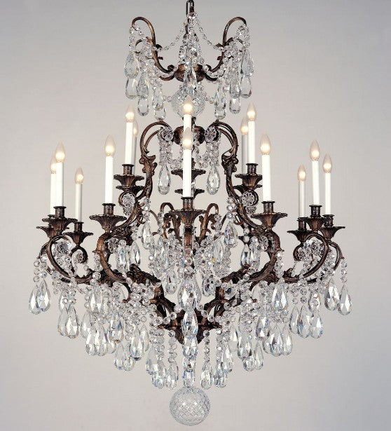 Bohemian crystal chandelier from Italy with 18 lights