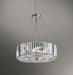Luxury six light glass prism hanging light with custom finishes