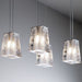 Vicky A07 4-light crystal ceiling light from Fabbian