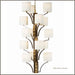 Luxury modern Italian brass chandelier with 15 shades