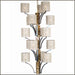 Luxury modern Italian brass chandelier with 15 shades