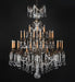 42 light 3 tier chandelier with Bohemian crystal pendants