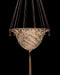 Fortuny style pendant light with art nouveau design