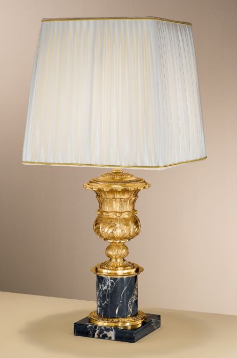 Table Lamp with Marble Base