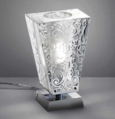 Vicky D69 D01 lead crystal table lamp from Fabbian