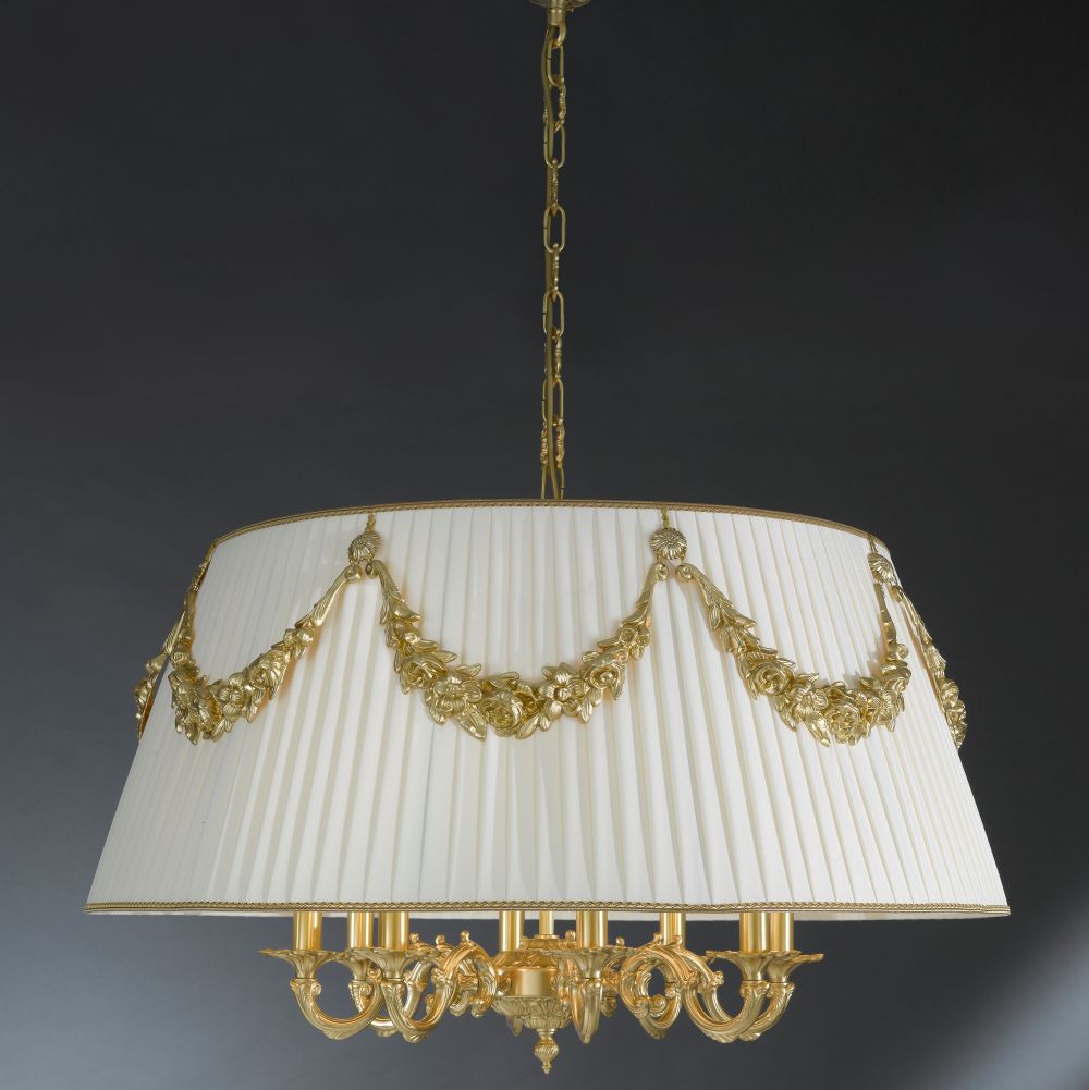 traditional-shaded-8-lamp-ceiling-pendant-traditional-dining-room-lighting-italian-lighting-for-sale