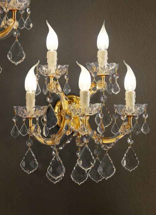 Wall Sconce with 5 Lamps