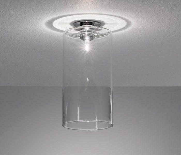 Spillray M1 Grey, Red Or Crystal Semi-Recessed Light By Axo Light