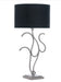 Corallo iron table light with black shade