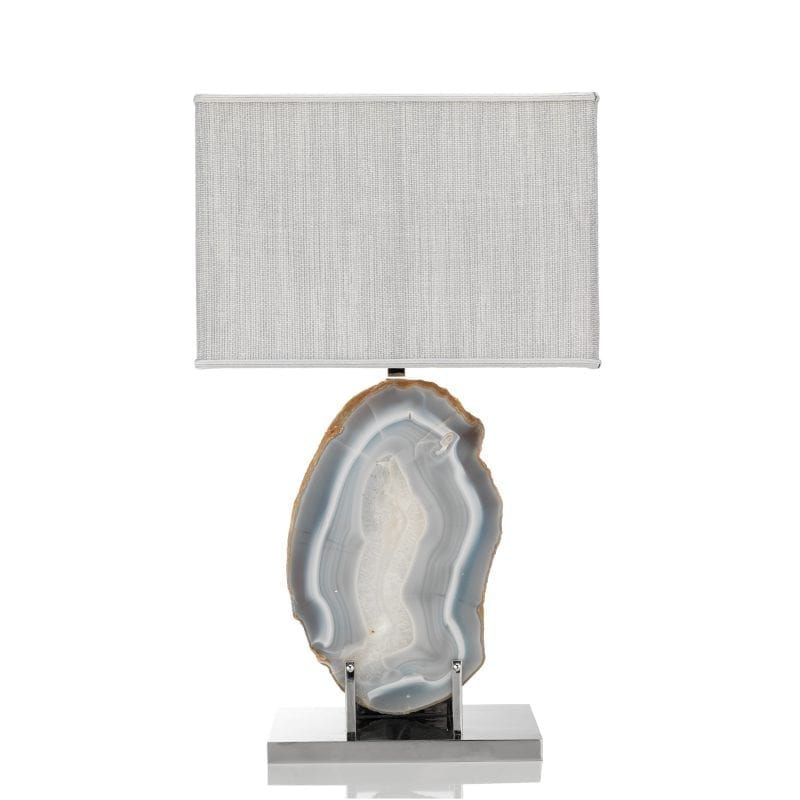 Agate deals stone lamp