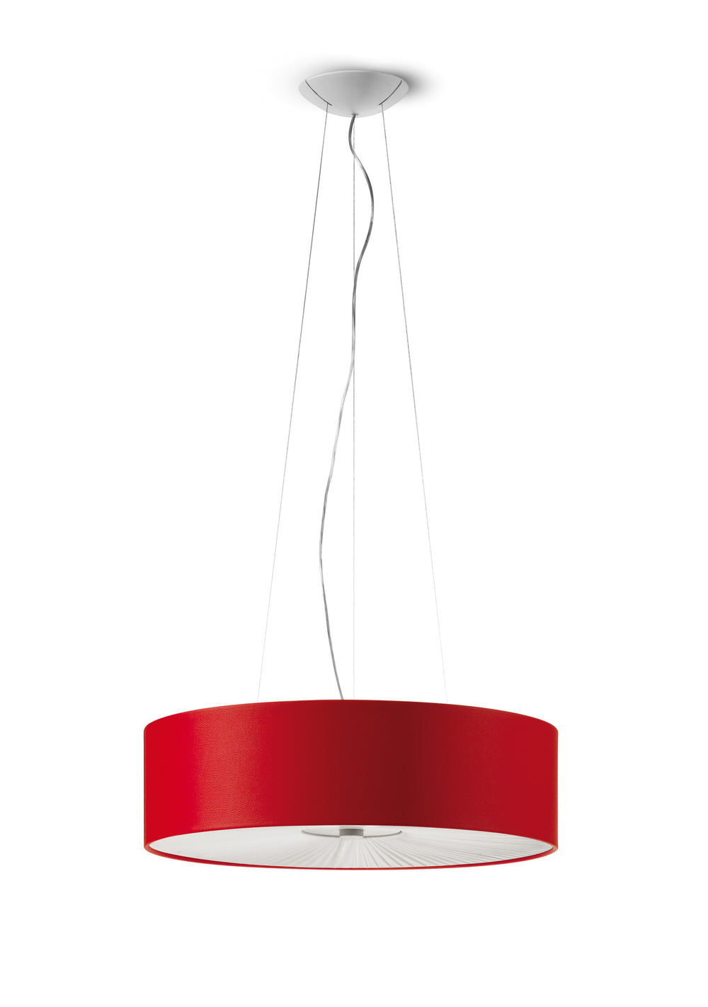 Skin 100 Cm Faux Leather Ceiling Pendant In 10 Colours