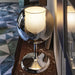Penta round glass table lamp