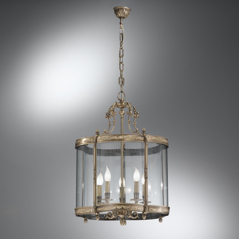cast-brass-lantern-5-light-chandelier-classical-brass-pendant-uk-gold-silver-bronze-ivory