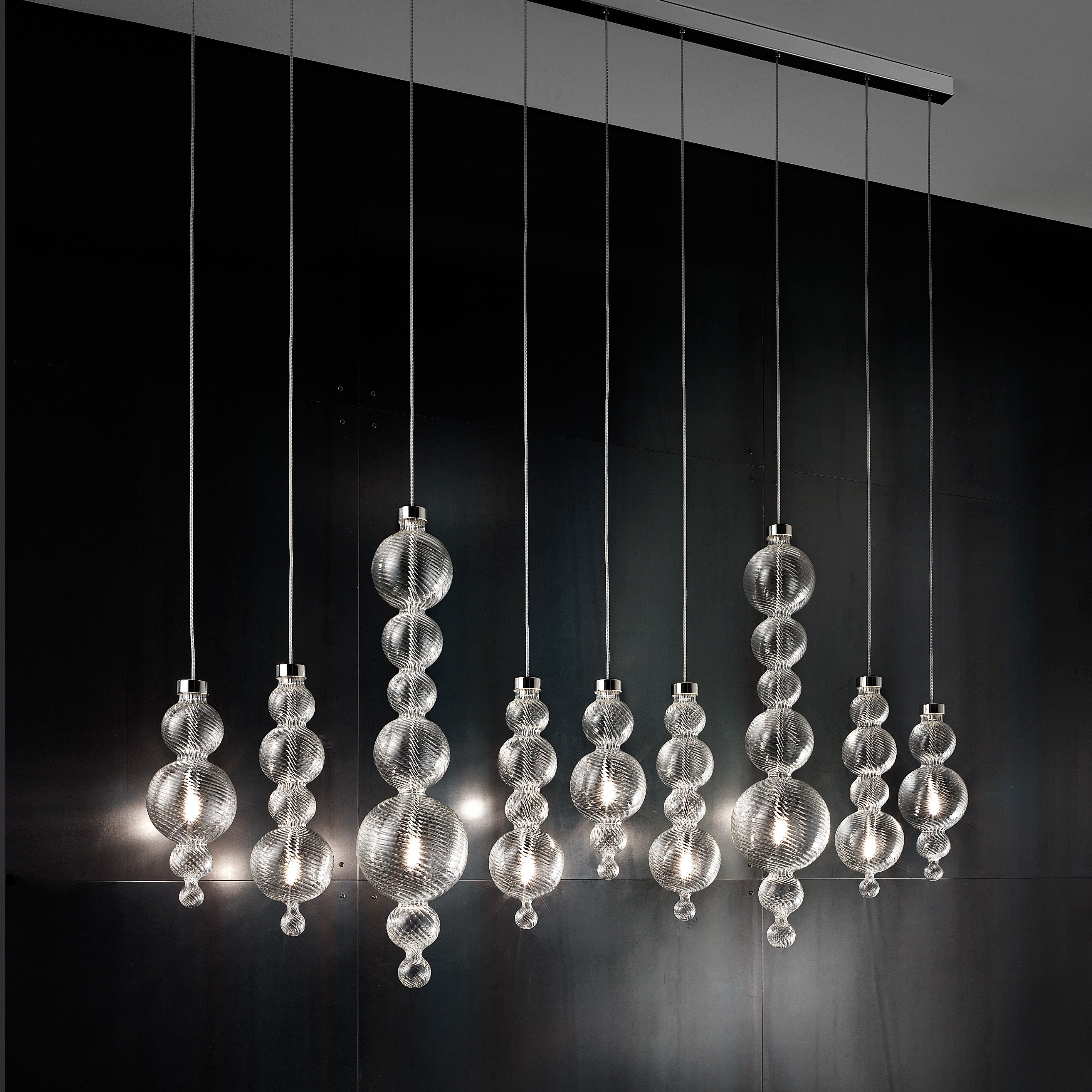 San marco blown glass wall, table and pendant lights