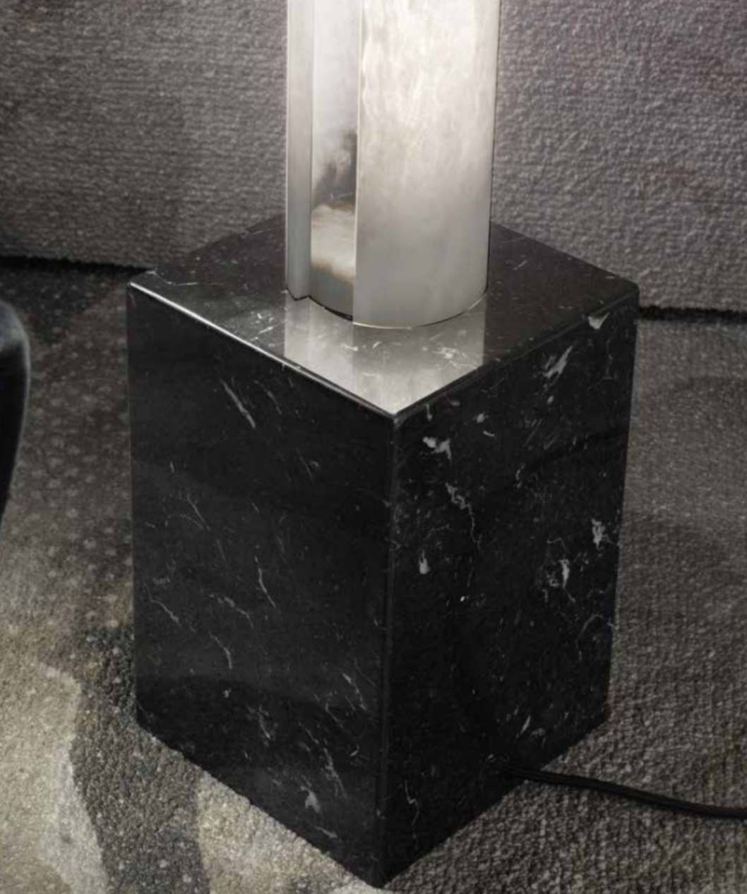 Modern Alabaster Tube Floor Lamp