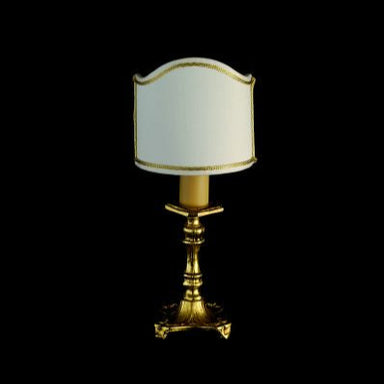 Traditional 24 Carat Gold Plated Brass Table Light
