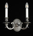 Traditional Italian pewter double wall chandelier