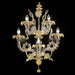 Rezzonico-style Murano glass wall lights