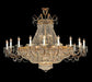 Large  premium gold-plated empire chandelier