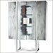 Extra-clear mirrored Venetian glass drinks cabinet or home bar