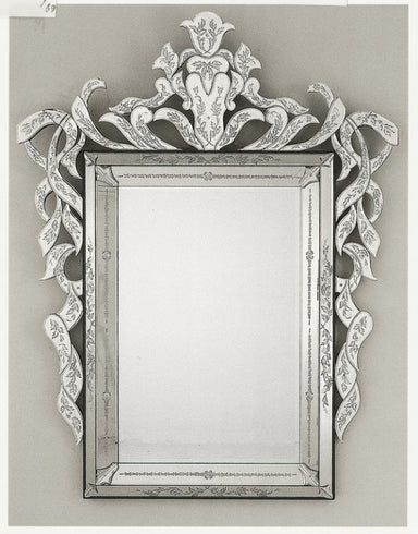 Large Hand-Crafted 18Th Century-Style Bevelled Venetian Mirror