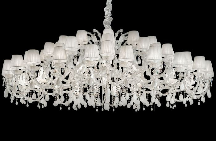 Large white chandelier | — Italian Lighting