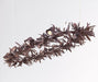150 cm brown metal rustic leaf chandelier