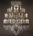 64 light brass hotel chandelier