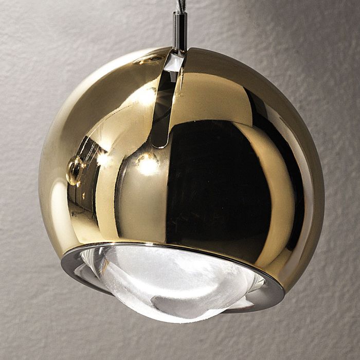 Spider single spotlight in 4 fabulous metal finishes