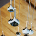 Rain 36 light cluster in 6 metal finishes