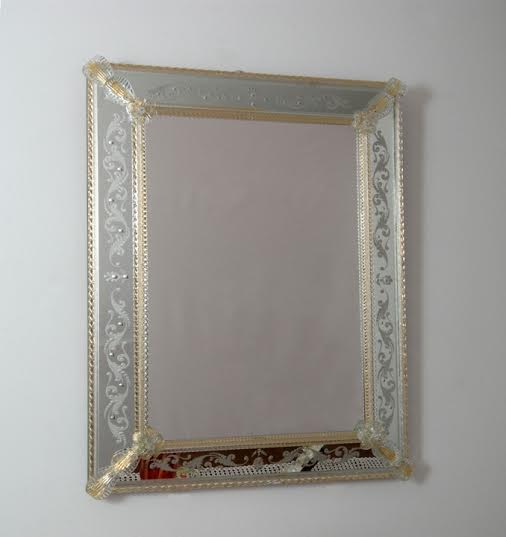 Rectangular Venetian mirror in 6 sizes