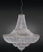 Modern chandelier with premium or  crystal