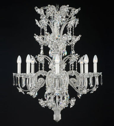 8 Light Luxury Silver Chandelier