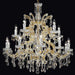 16 Light Gold Plated Chandelier