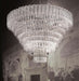 Modern mid-century Murano glass tronchi ballroom chandelier