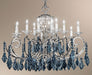 12 Arm Chandelier with Bohemian Crystals