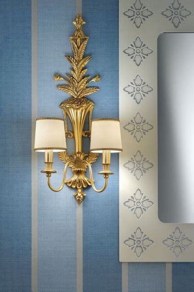 Solid Brass Double Wall Light