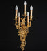 90 cm ornate French gold wall sconce from Italy