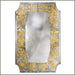 Unusual large Venetian glass mirror in the eglomise style