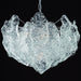 60 cm clear Murano glass ice chandelier