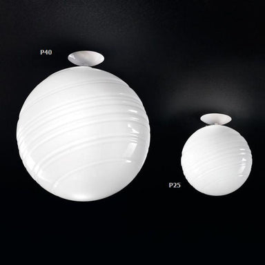 Spherical Murano glass ceiling lights