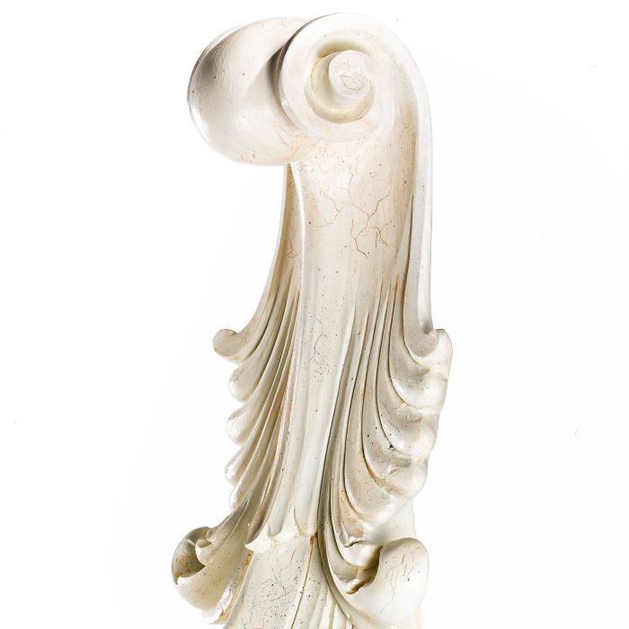 Venetian mirror console with hand-carved wooden base