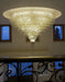 Murano glass oval custom centrepiece ceiling light