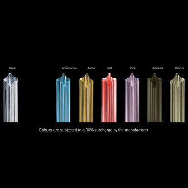 Lead Crystal Prism Ceiling Light With Murano Glass Options