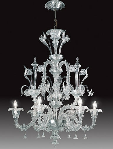 Rezzonico-Style Venetian Chandelier In A Choice Of Colours