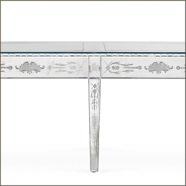 Exquisite three-metre-long Venetian mirror dining table