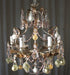 Silver Frame Fruit Chandelier