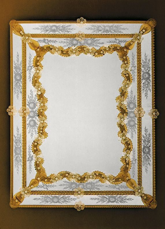 Traditional 17th Century Venetian Mirror