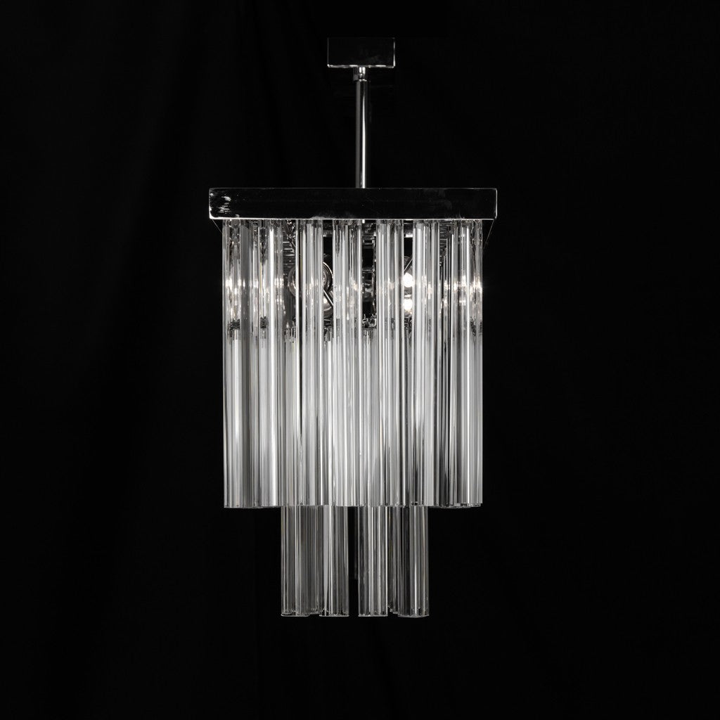 Modern Rectangular Prism Chandelier